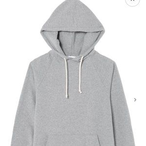 NWT  Size XL RE/DONE 60s Raglan Hoodie Heather Grey